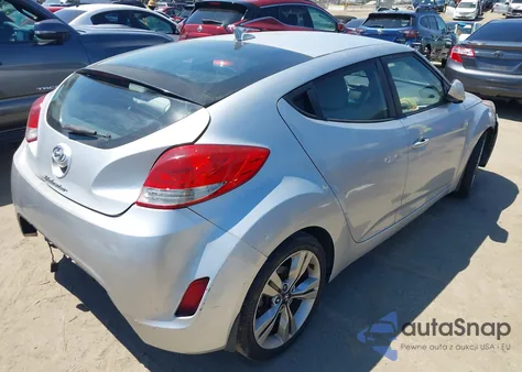 2012 Hyundai Veloster Base W/Gray from USA, damaged, VIN KMHTC6AD6CU079711